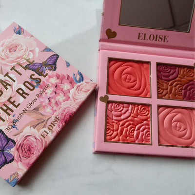 The Battle Of The Roses 3D Blush N Glow Palette